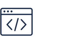 Website Schritt 4: Programmierung und Inhalte Icon Schritt 4: Programmierung und Inhalte